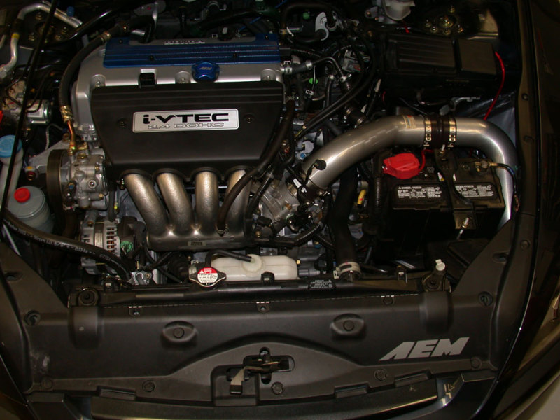 Honda Accord Performance Air Intake - K&N Engineering - Typhoon - Polished - `03-`06